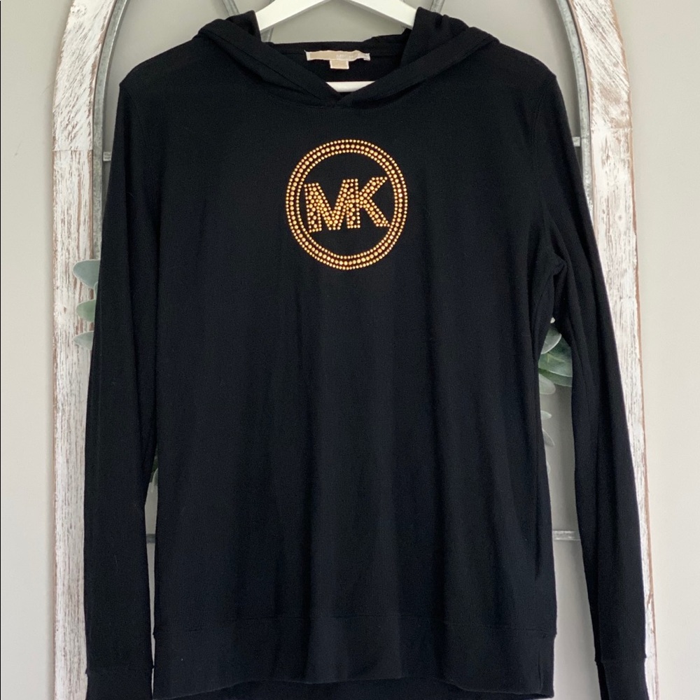 Black Michael Kors hoodie sweater